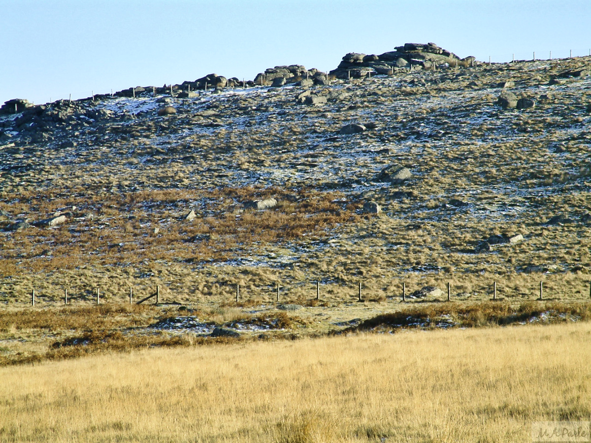 The bleak north face of Gutter Tor