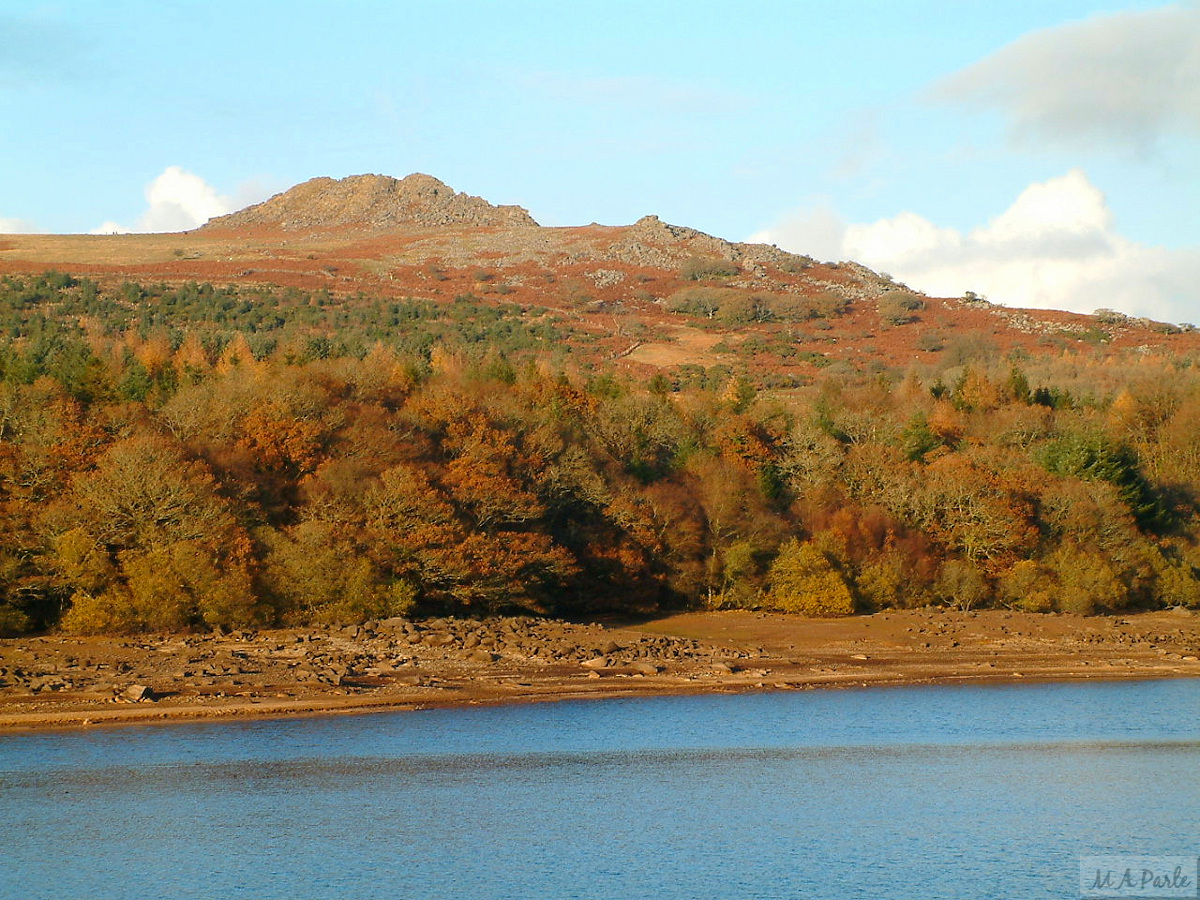 Looking across to Leather Tor