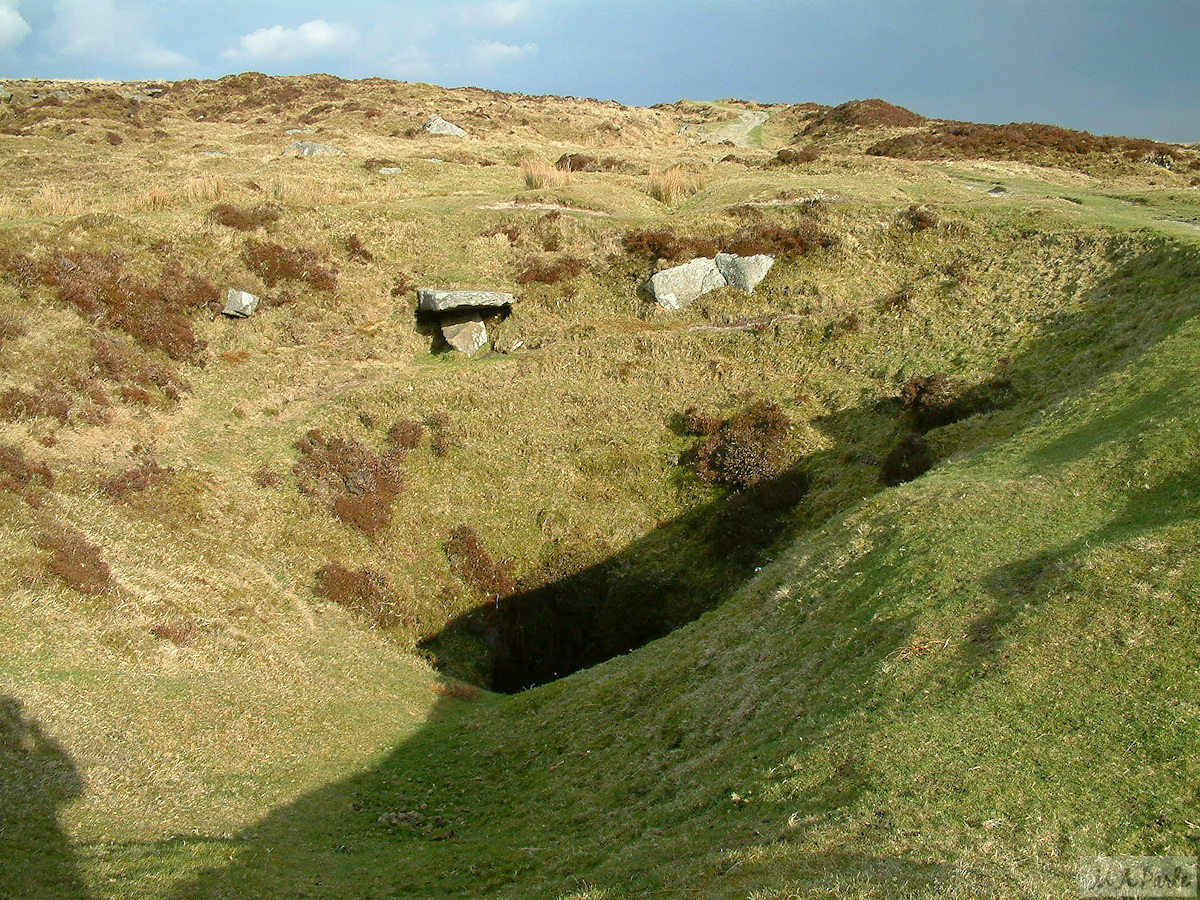 Mine shaft at Eylesbarrow