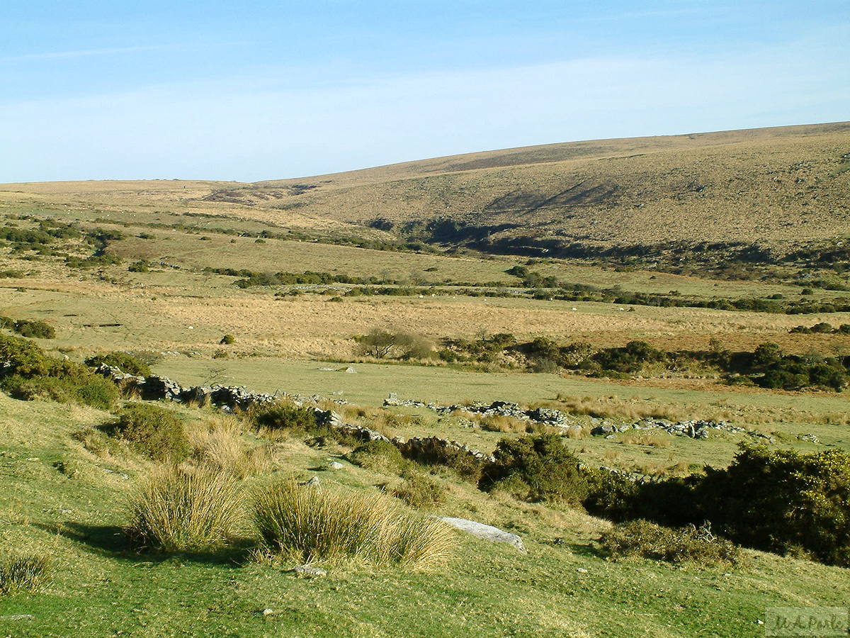 Looking east across the Newleycombe Lake valley