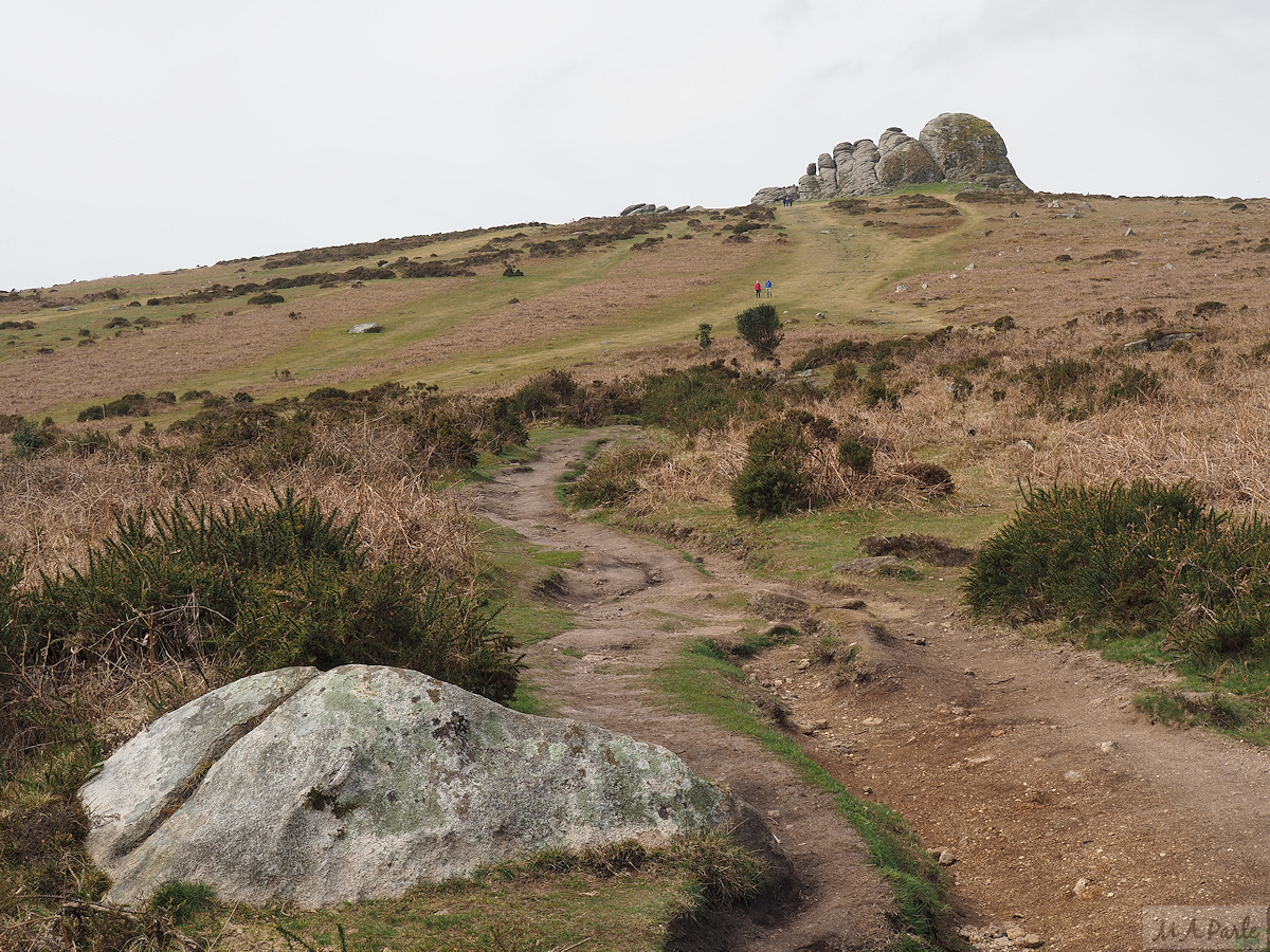 Way up Haytor