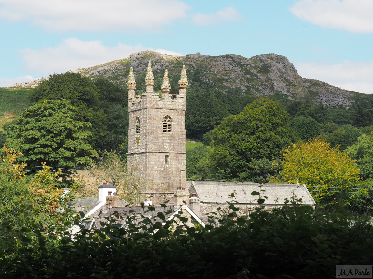 Sheepstor Church with Sheeps Tor