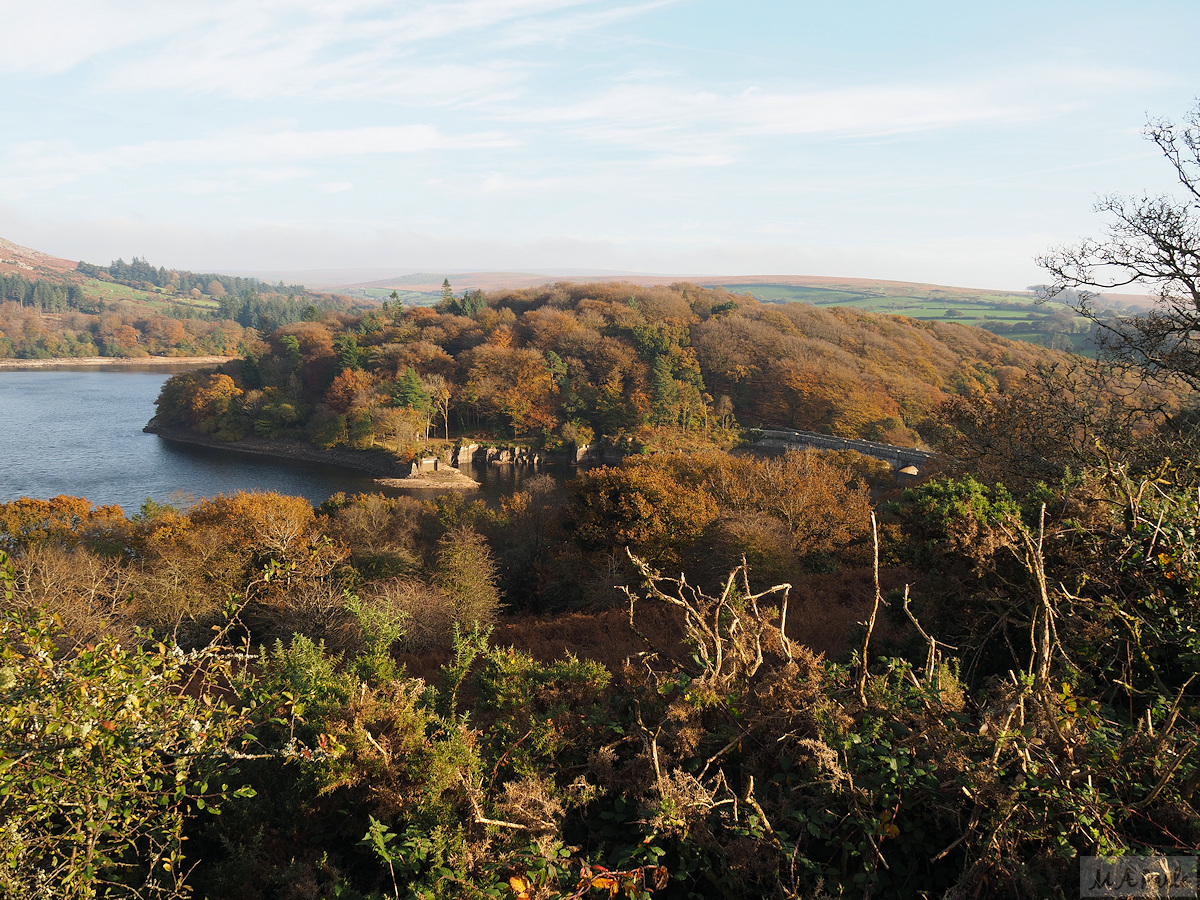 Across Burrator Reservoir to Ringmoor Down