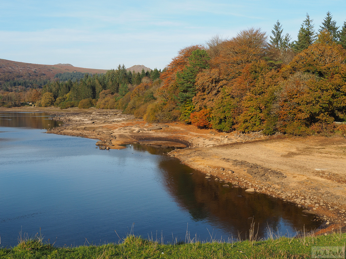 Burrator Reservoir at Sheepstor Dam