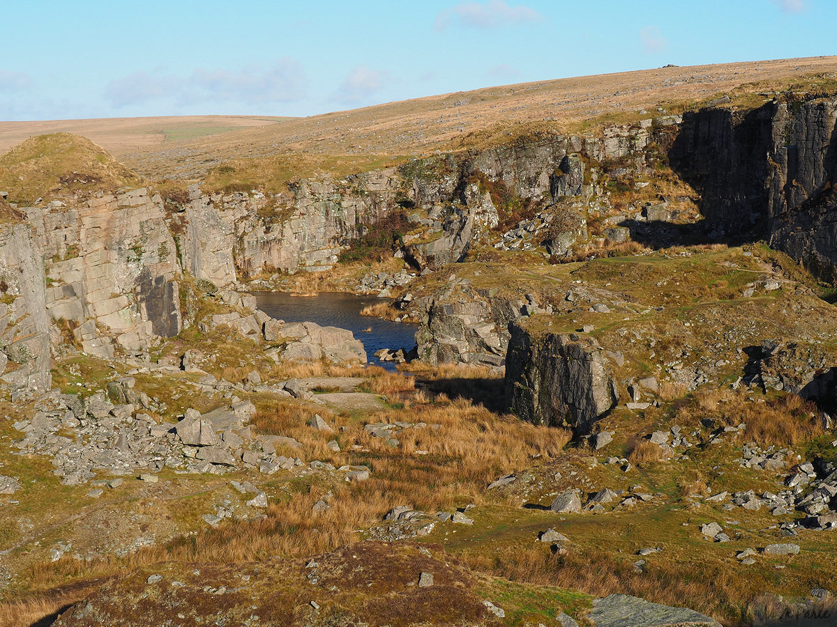 Inside Foggintor Quarry