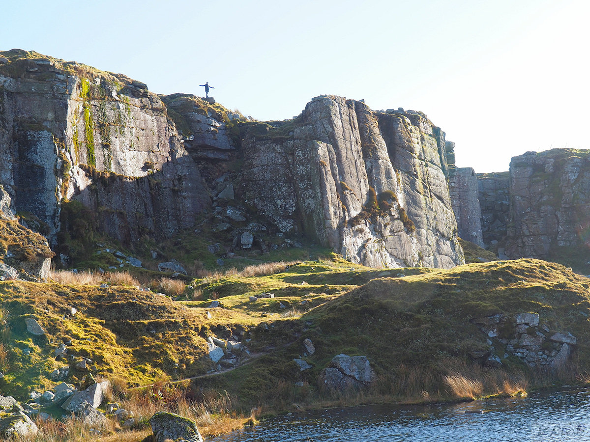 Inside Foggintor Quarry