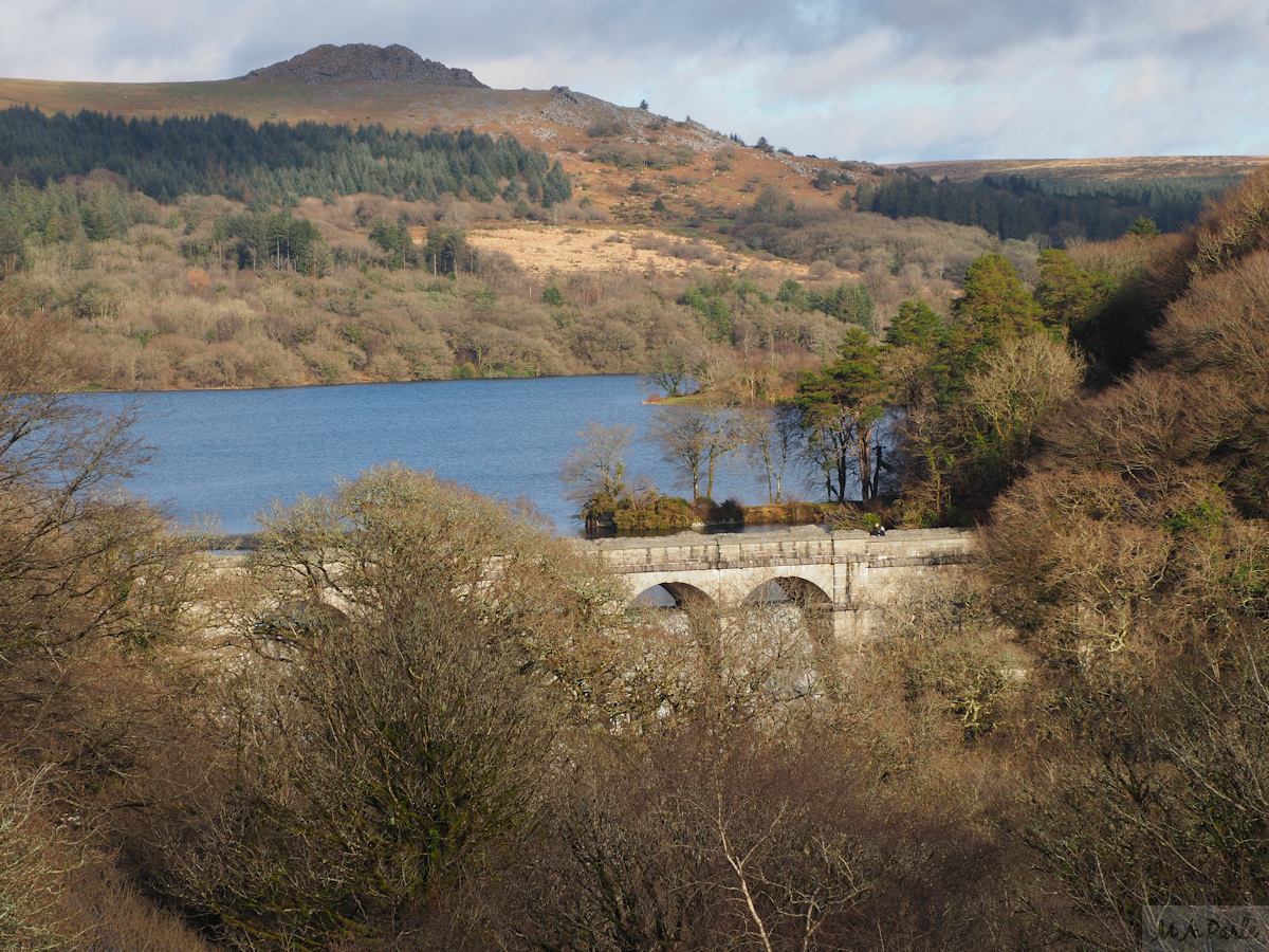 Burrator Dam, Reservoir, and Leather Tor