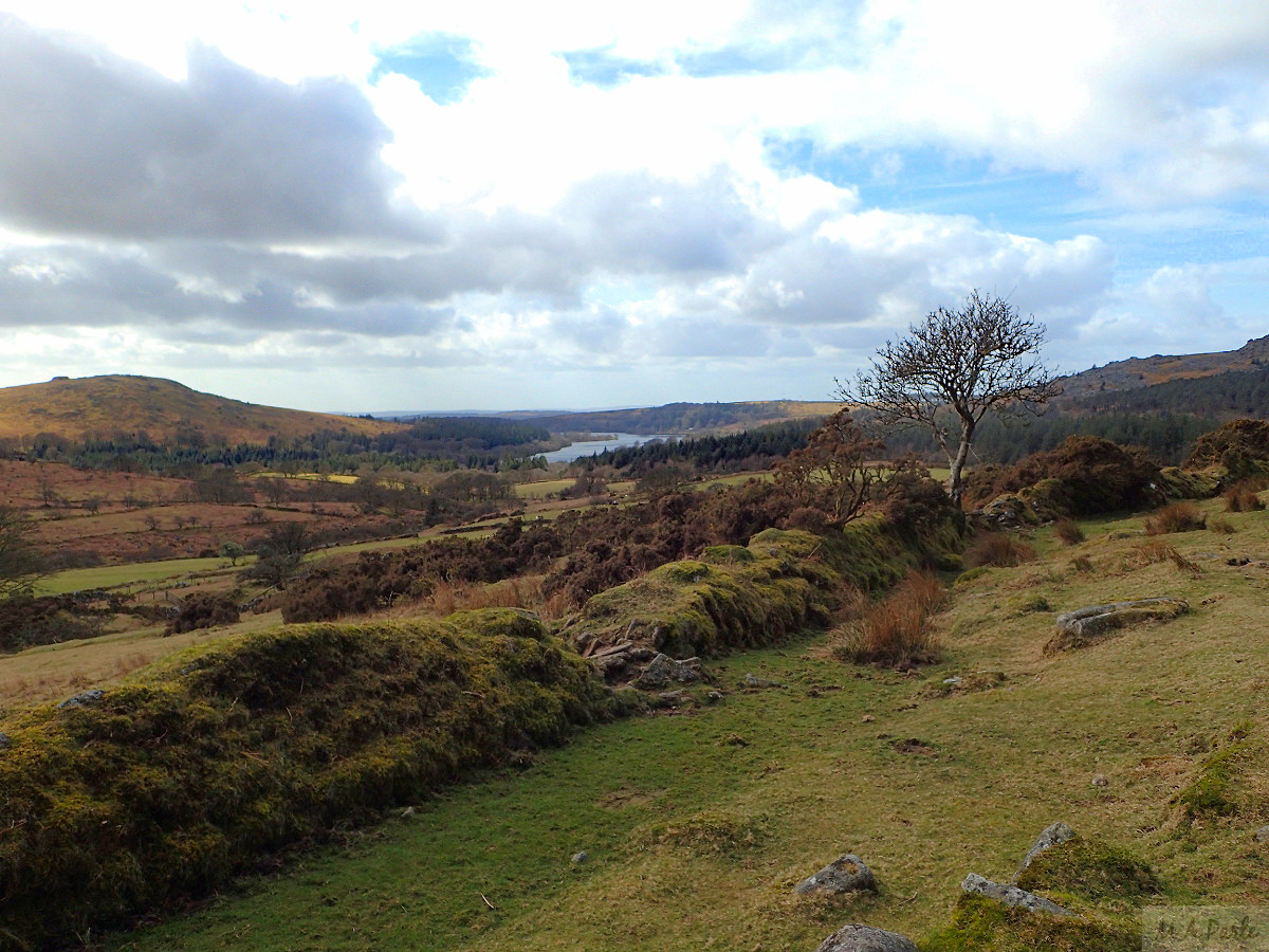 Sheeps Tor and Burrator Reservoir