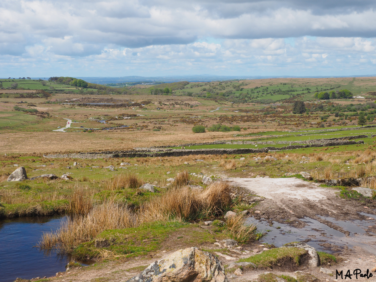 View across the Plym vally